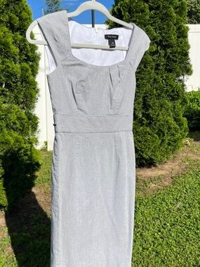 White House Black Market Sheath Dress - Scoop Neck, Cap Sleeves